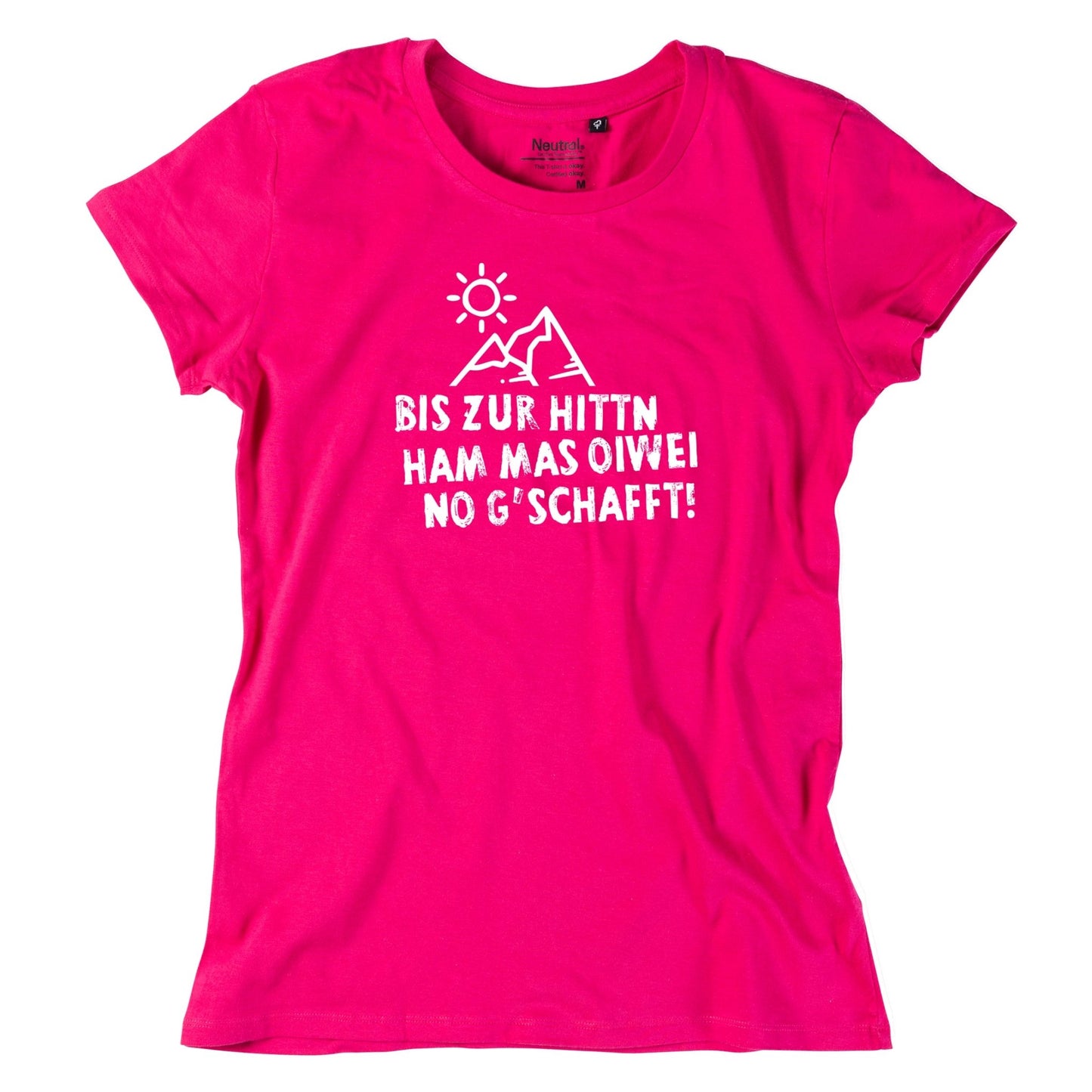 Damen - Shirt "Bis zur Hittn" - meinherzschlag.de