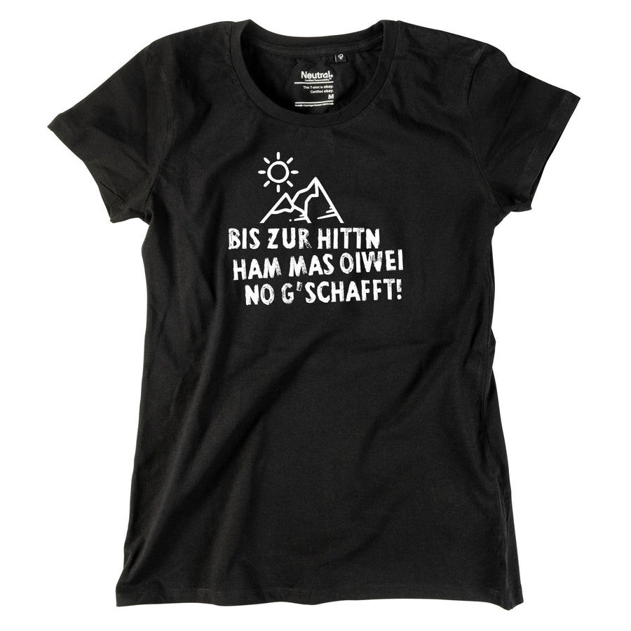 Damen - Shirt "Bis zur Hittn" - meinherzschlag.de