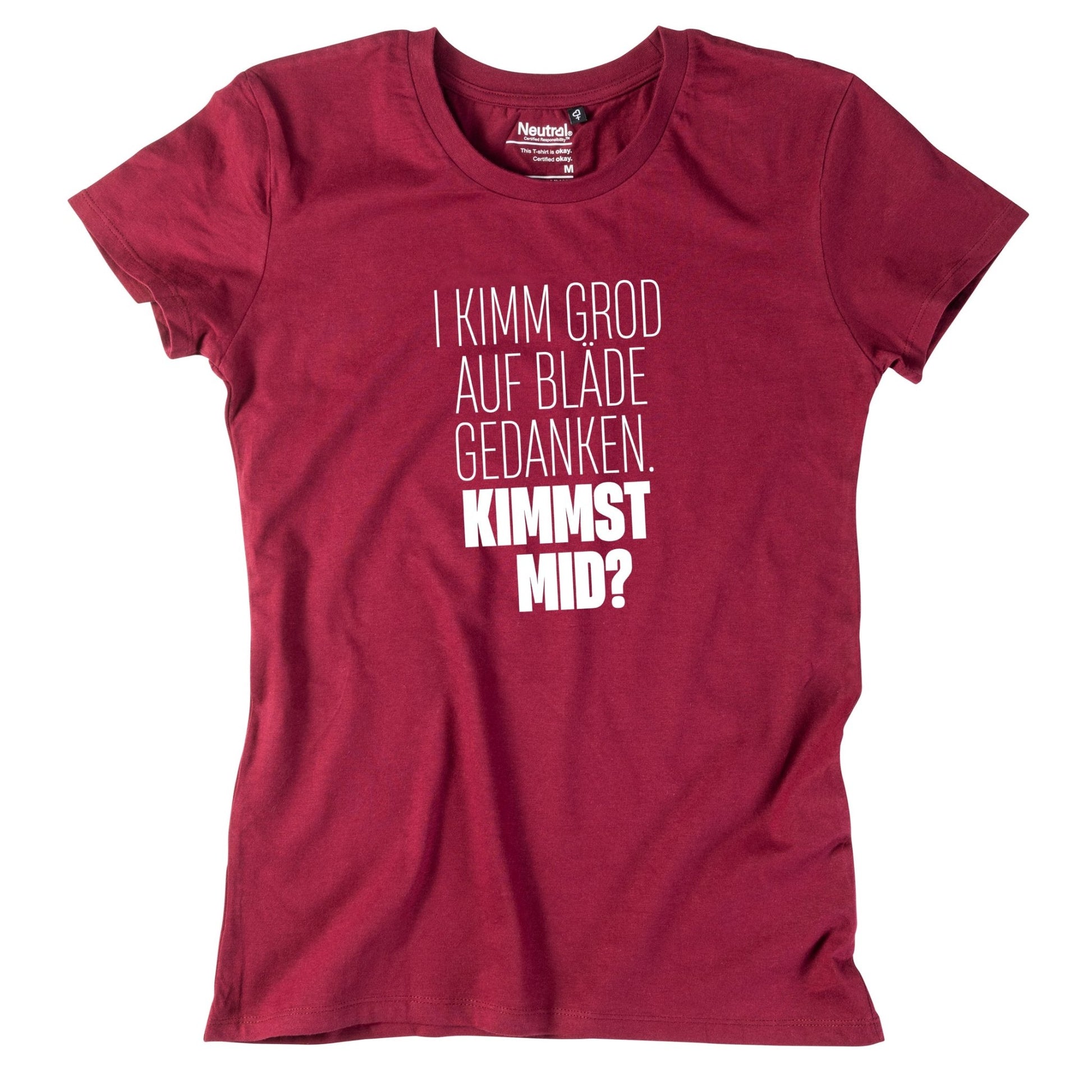 Damen - Shirt "Bläde Gedanken" - meinherzschlag.de