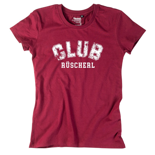 Damen - Shirt "CLUB Rüscherl" - meinherzschlag.de