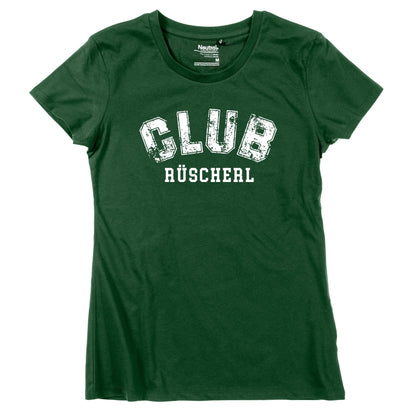Damen - Shirt "CLUB Rüscherl" - meinherzschlag.de