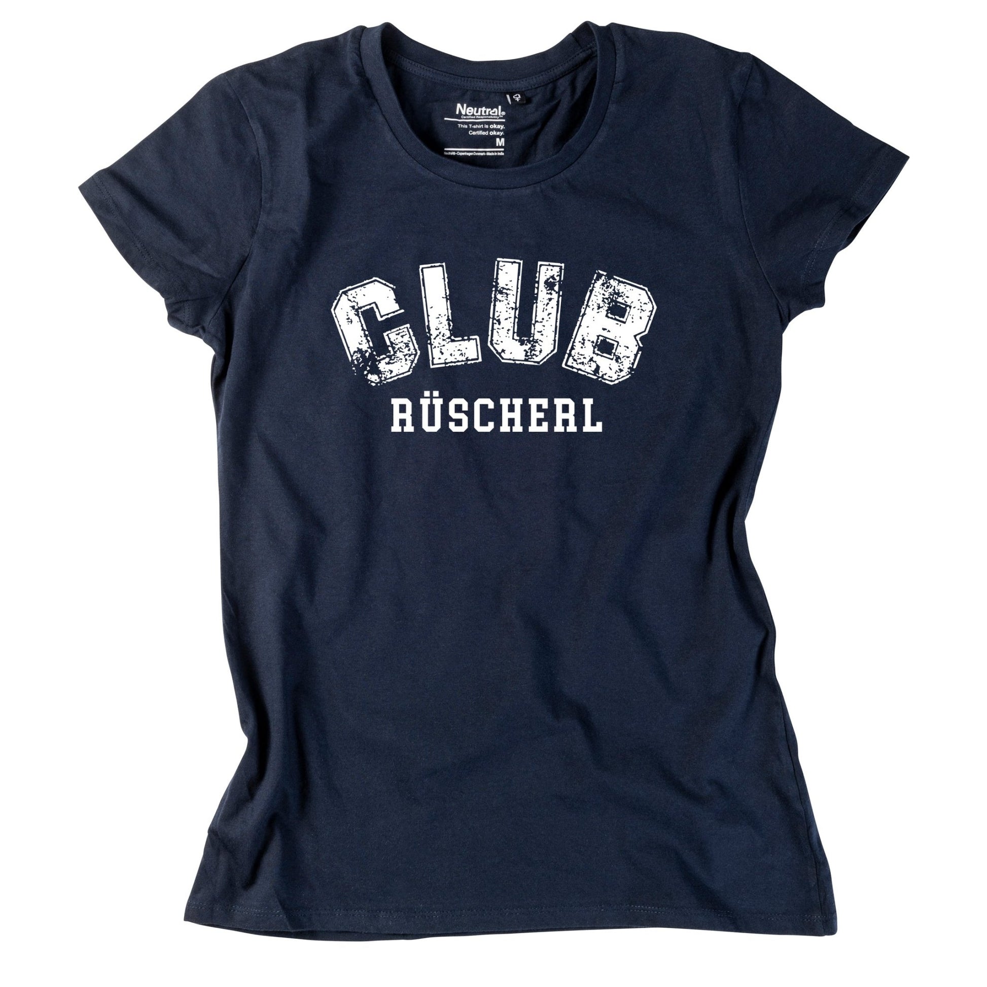 Damen - Shirt "CLUB Rüscherl" - meinherzschlag.de