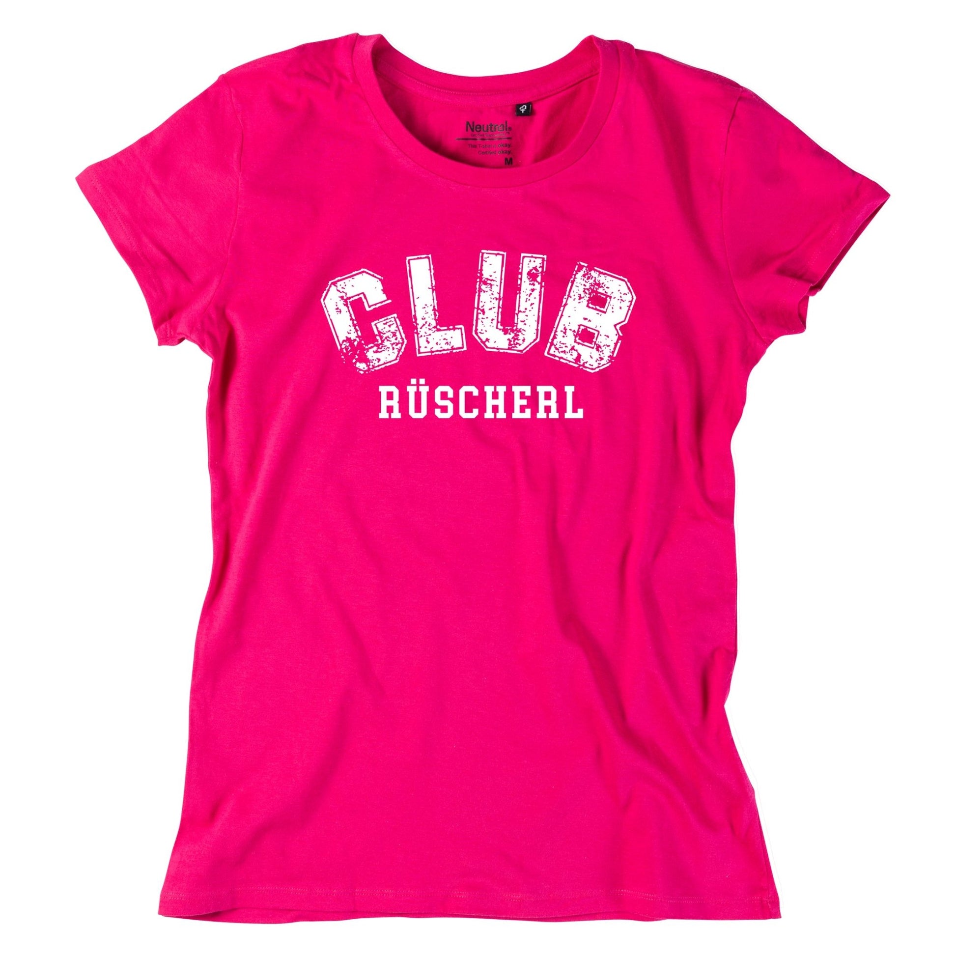 Damen - Shirt "CLUB Rüscherl" - meinherzschlag.de