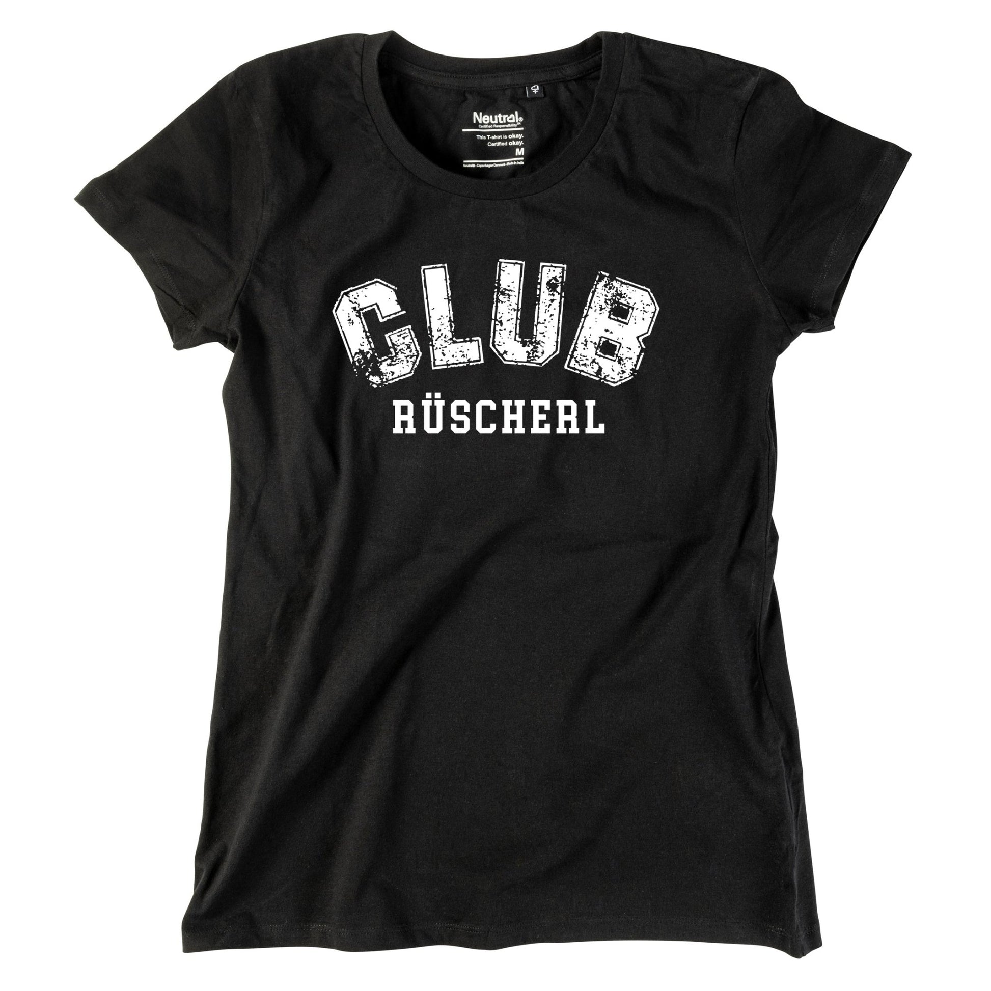 Damen - Shirt "CLUB Rüscherl" - meinherzschlag.de