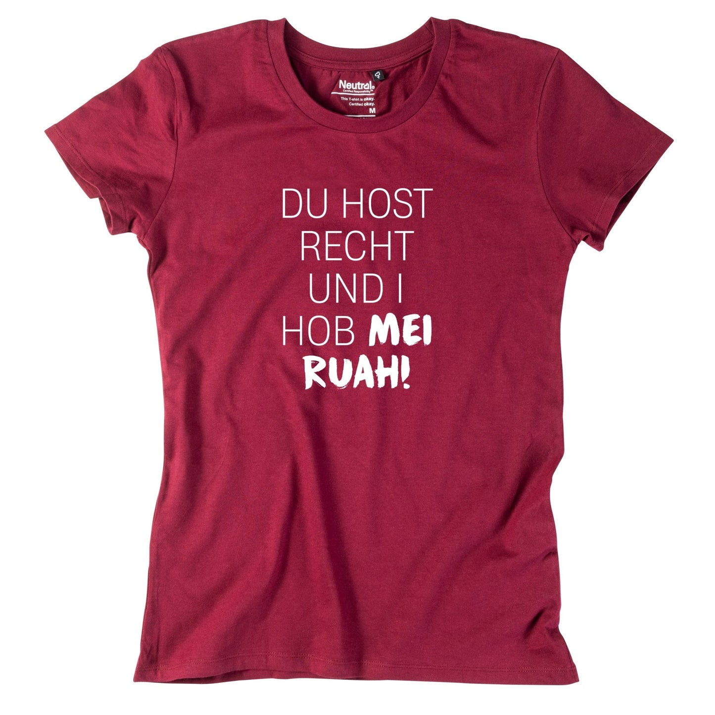 Damen - Shirt "Du host Recht!" - meinherzschlag.de