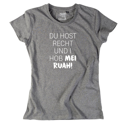 Damen - Shirt "Du host Recht!" - meinherzschlag.de