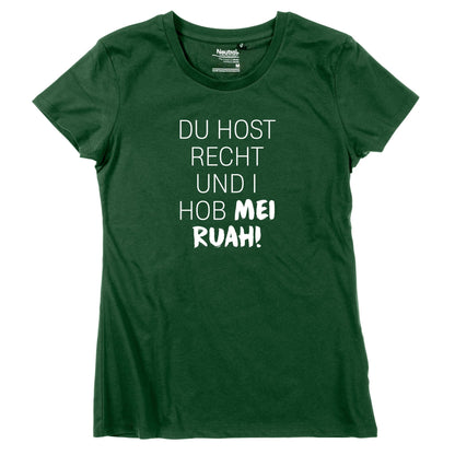 Damen - Shirt "Du host Recht!" - meinherzschlag.de