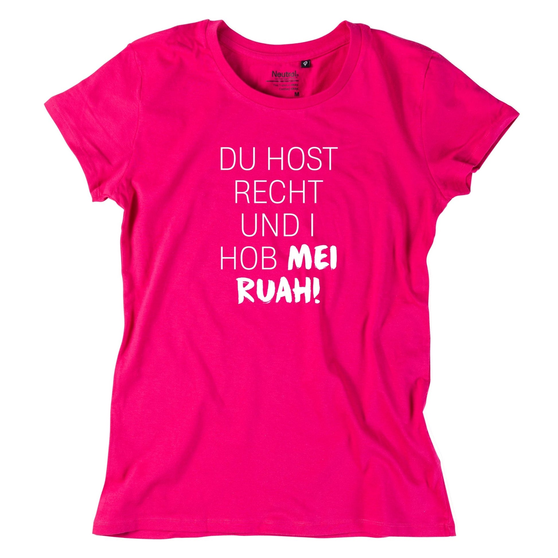 Damen - Shirt "Du host Recht!" - meinherzschlag.de