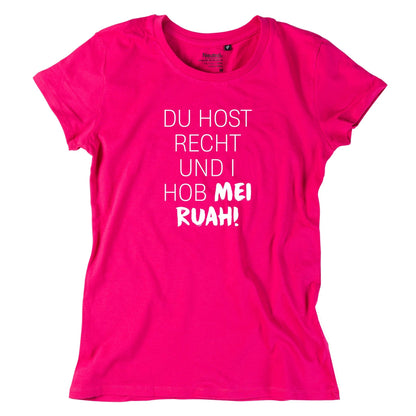 Damen - Shirt "Du host Recht!" - meinherzschlag.de