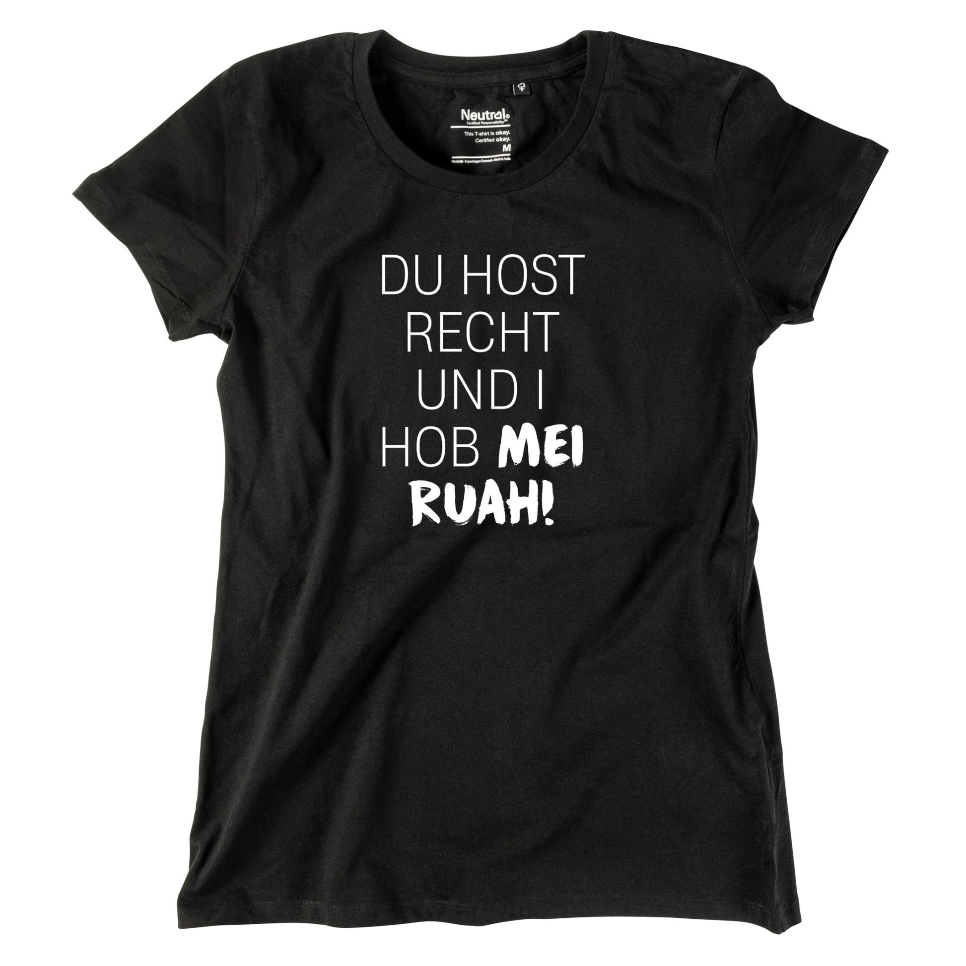 Damen - Shirt "Du host Recht!" - meinherzschlag.de