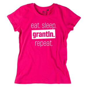 Damen - Shirt "Eat. Sleep. Grantln. Repeat." - meinherzschlag.de