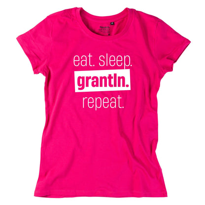 Damen - Shirt "Eat. Sleep. Grantln. Repeat." - meinherzschlag.de