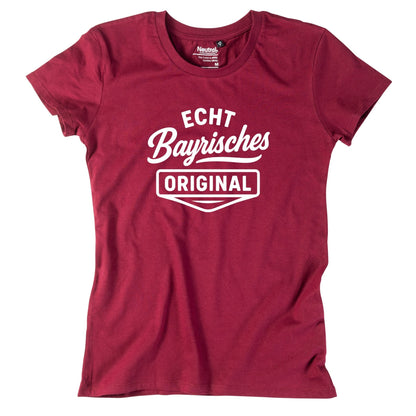 Damen - Shirt "Echt bayrisches Original" - meinherzschlag.de