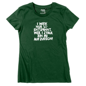 Damen - Shirt "Entspannt" - meinherzschlag.de