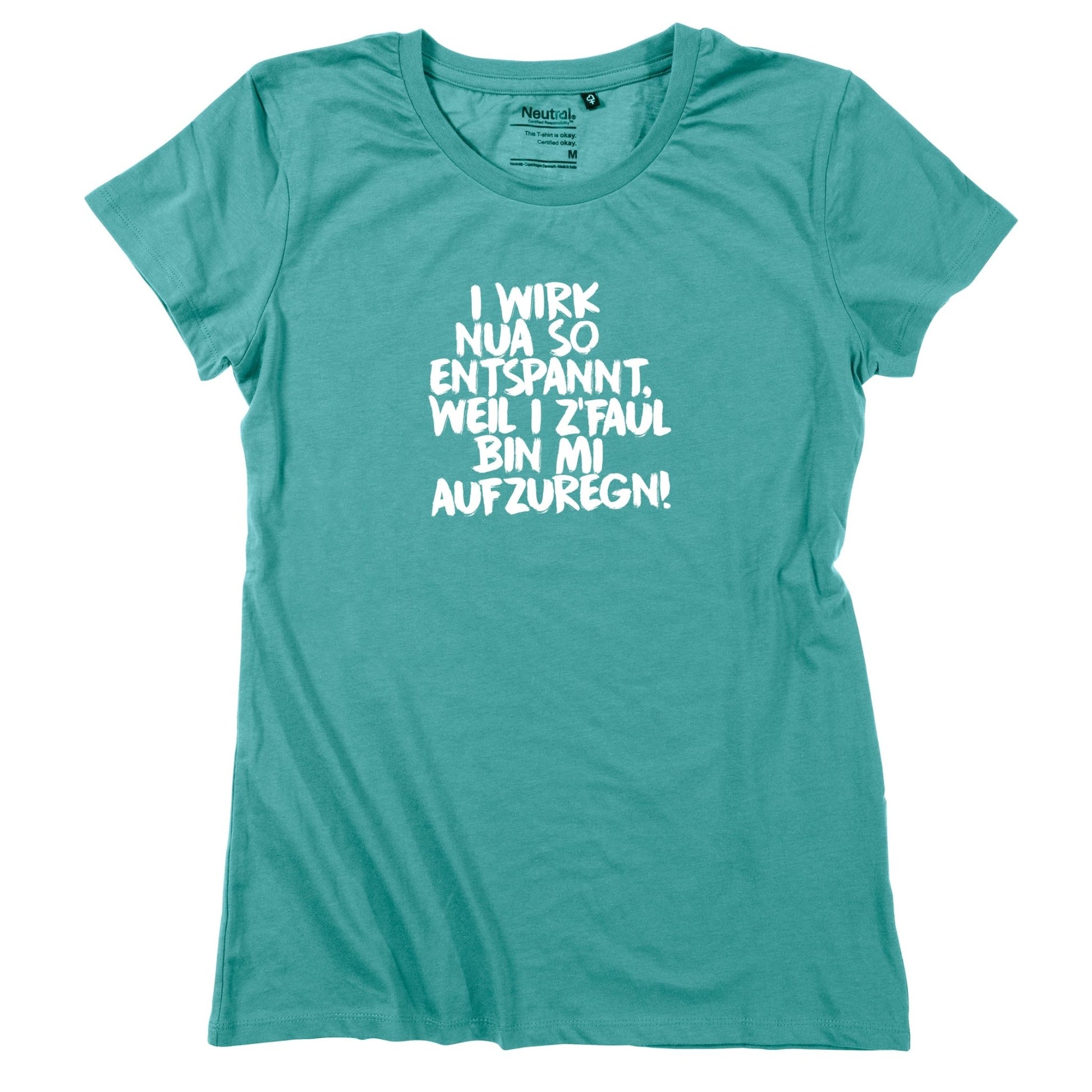 Damen - Shirt "Entspannt" - meinherzschlag.de