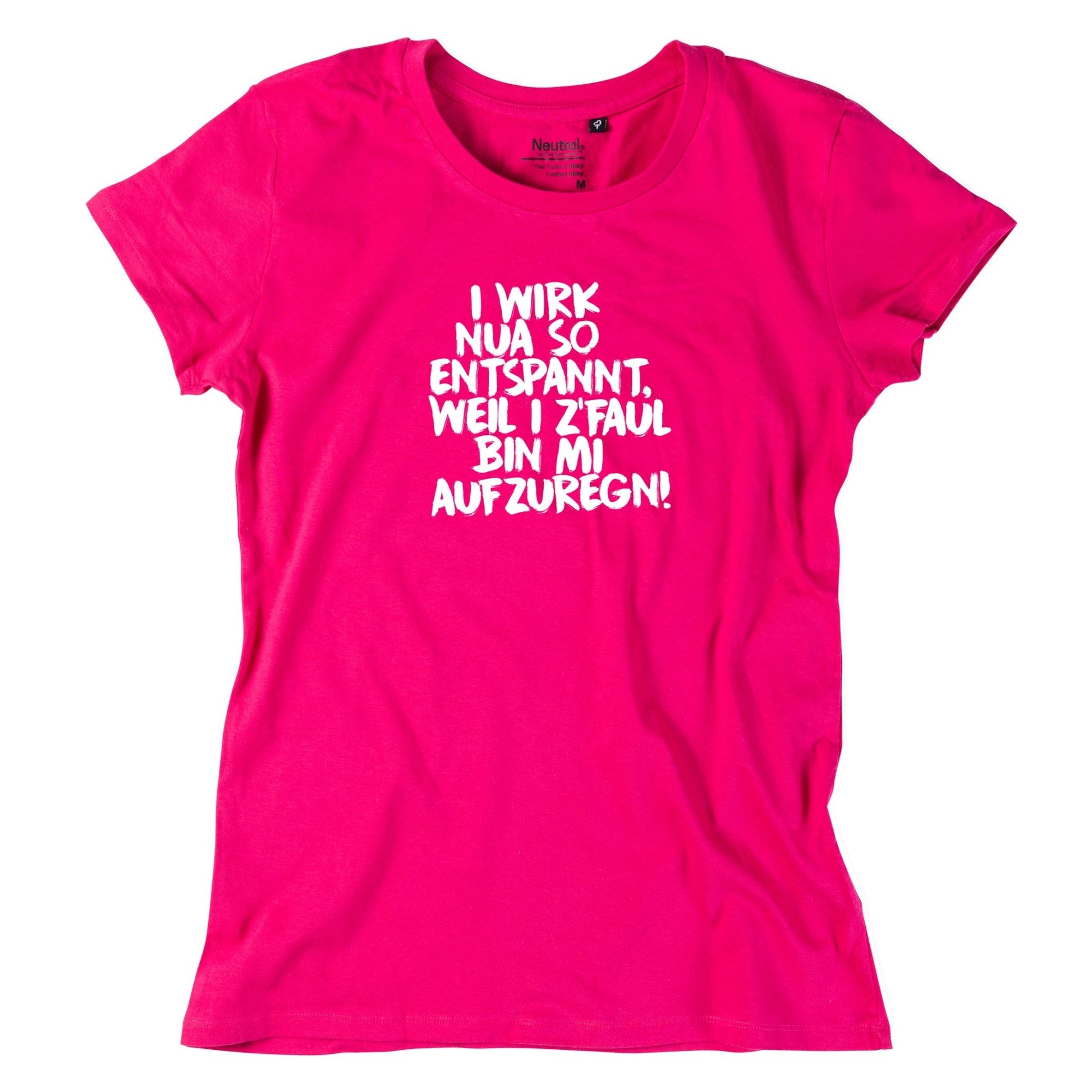 Damen - Shirt "Entspannt" - meinherzschlag.de