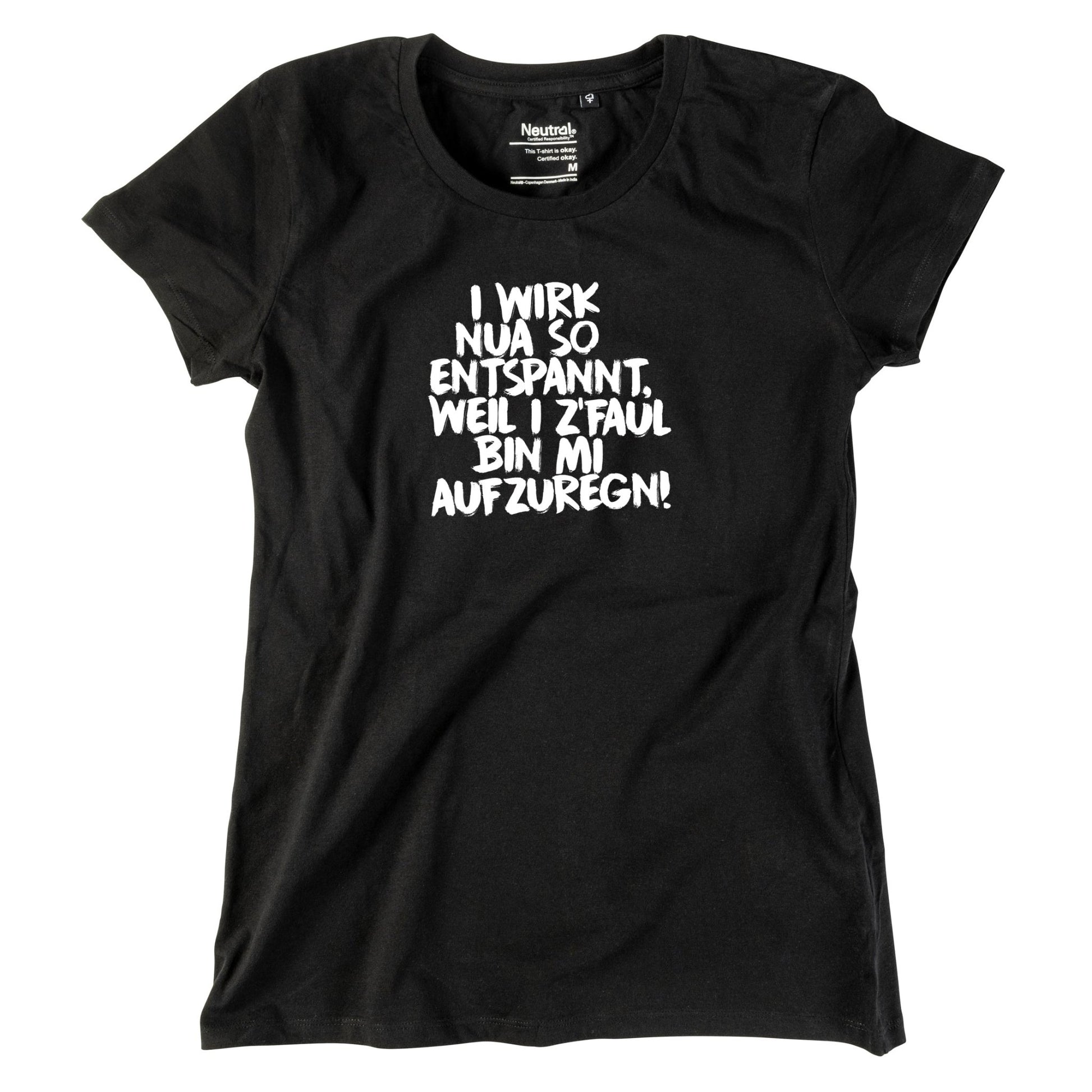 Damen - Shirt "Entspannt" - meinherzschlag.de