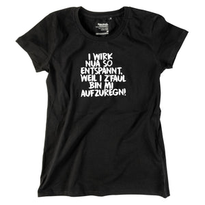 Damen - Shirt "Entspannt" - meinherzschlag.de