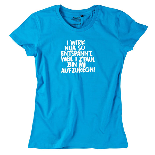 Damen - Shirt "Entspannt" - meinherzschlag.de