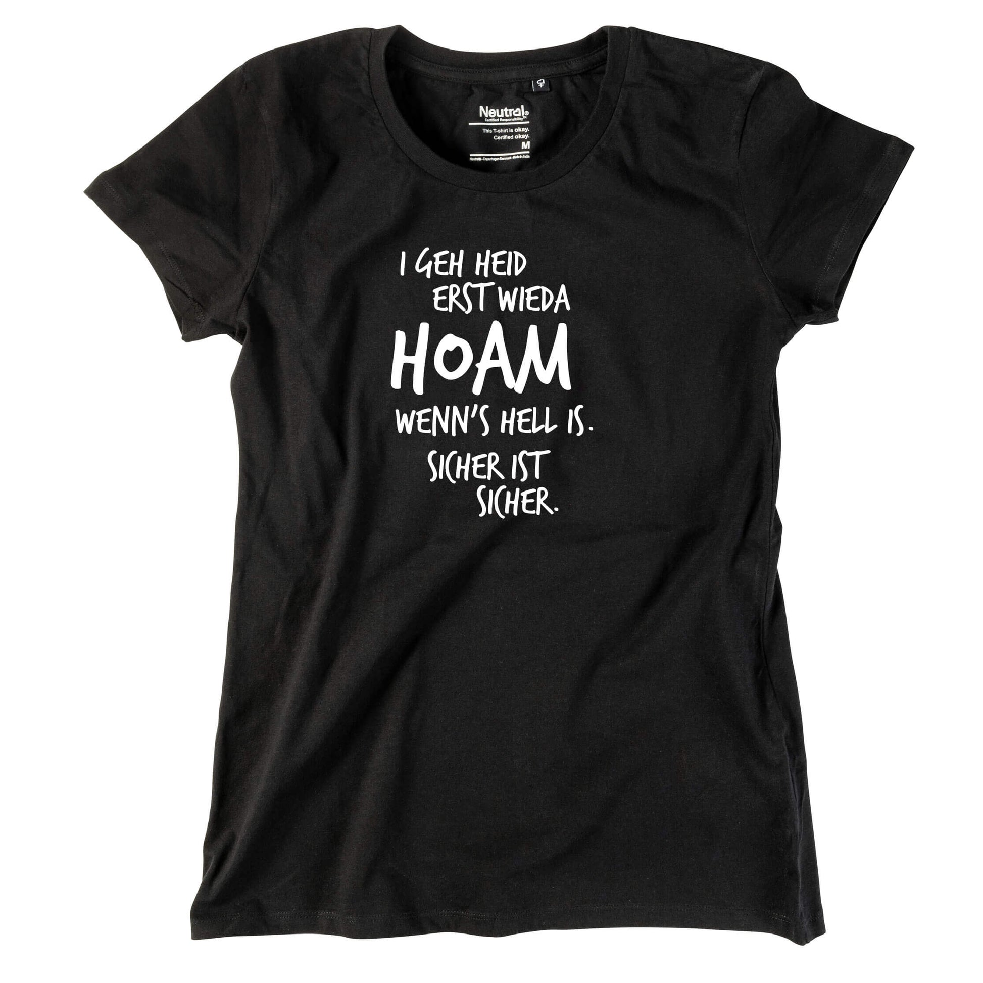 Damen - Shirt "Erst wieda HOAM" - meinherzschlag.de