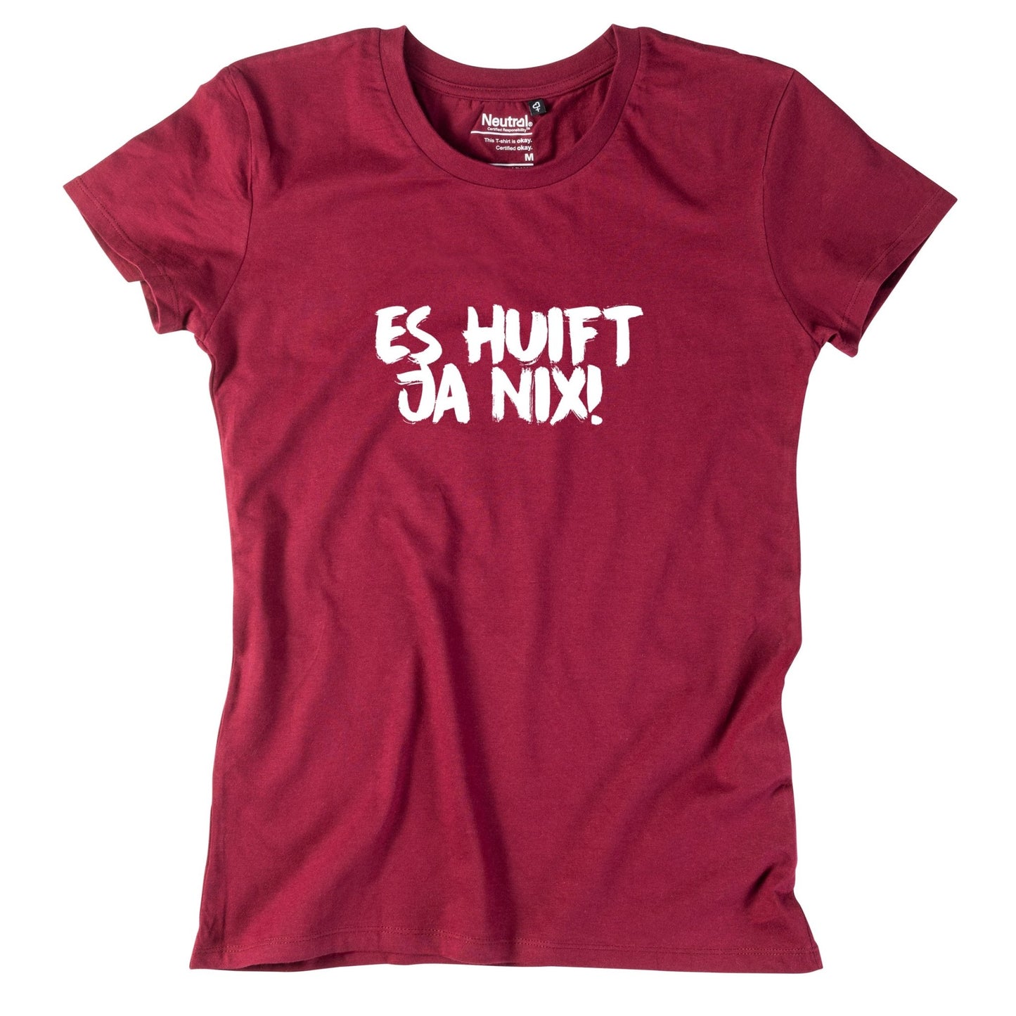 Damen - Shirt "Es huift ja nix!" - meinherzschlag.de