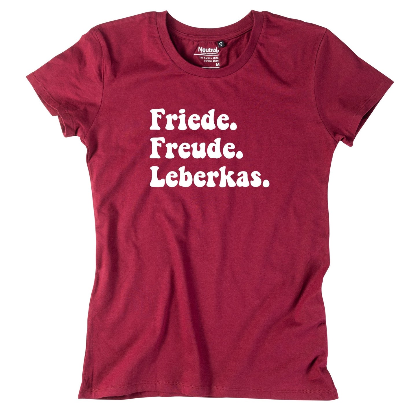 Damen - Shirt "Friede. Freude. Leberkas." - meinherzschlag.de