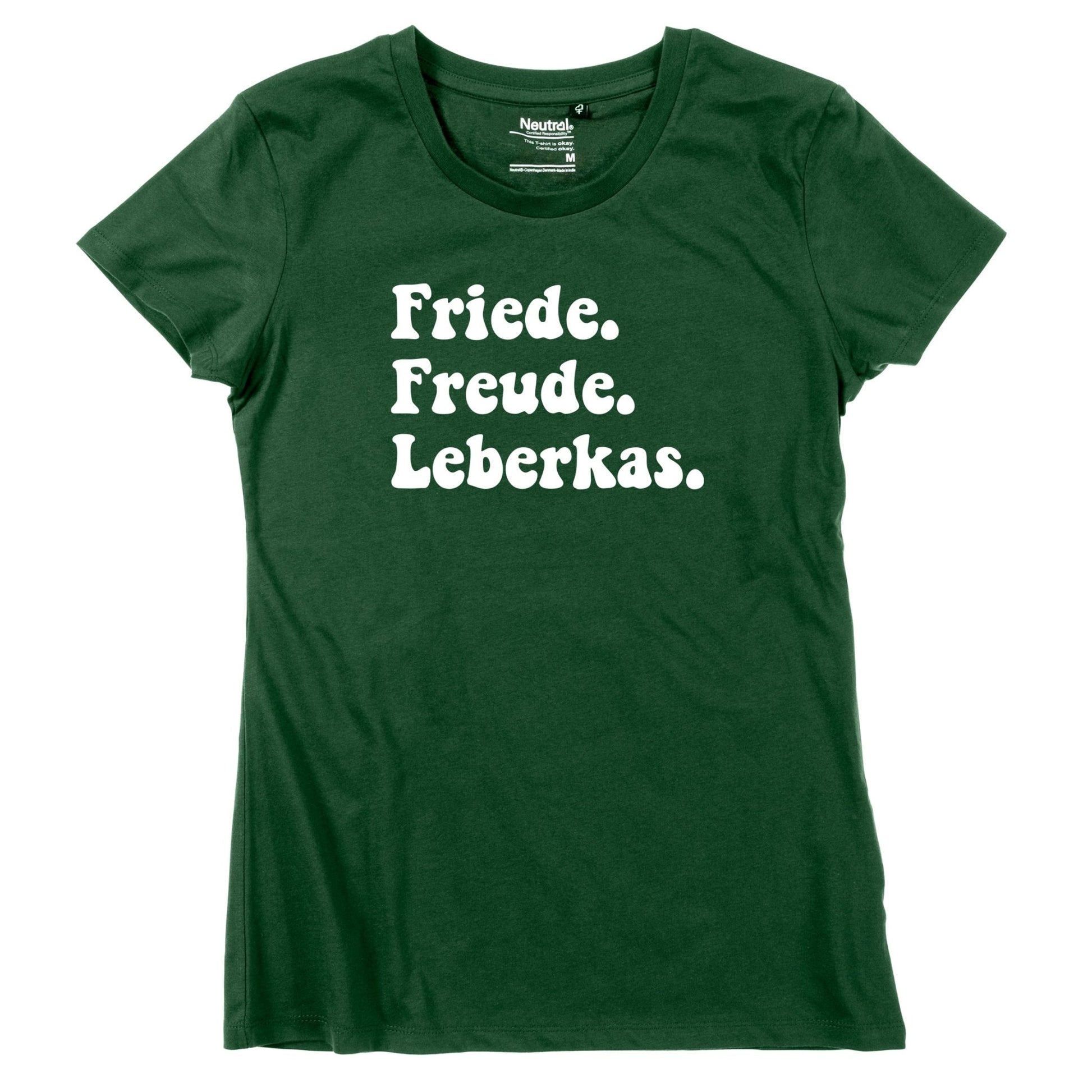 Damen - Shirt "Friede. Freude. Leberkas." - meinherzschlag.de