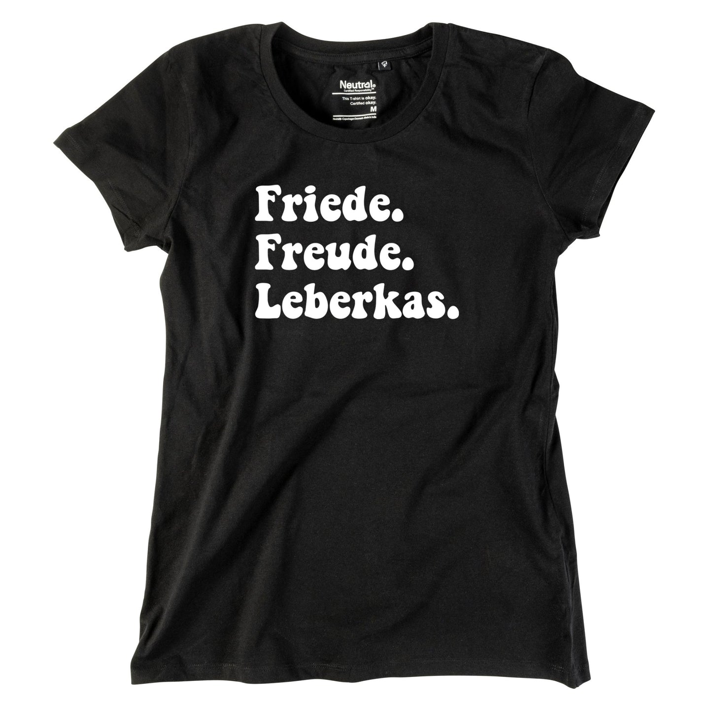 Damen - Shirt "Friede. Freude. Leberkas." - meinherzschlag.de