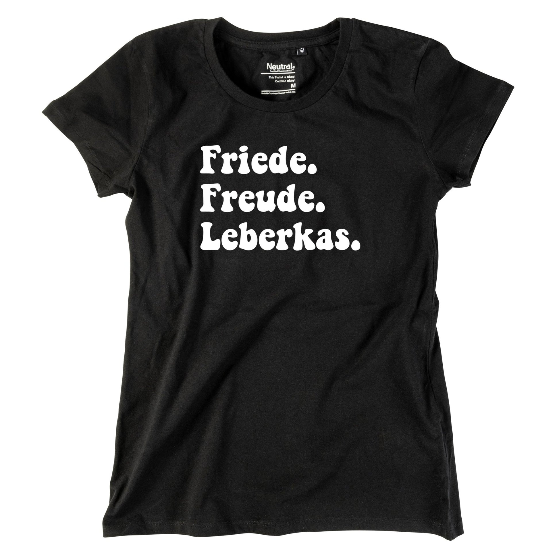 Damen - Shirt "Friede. Freude. Leberkas." - meinherzschlag.de