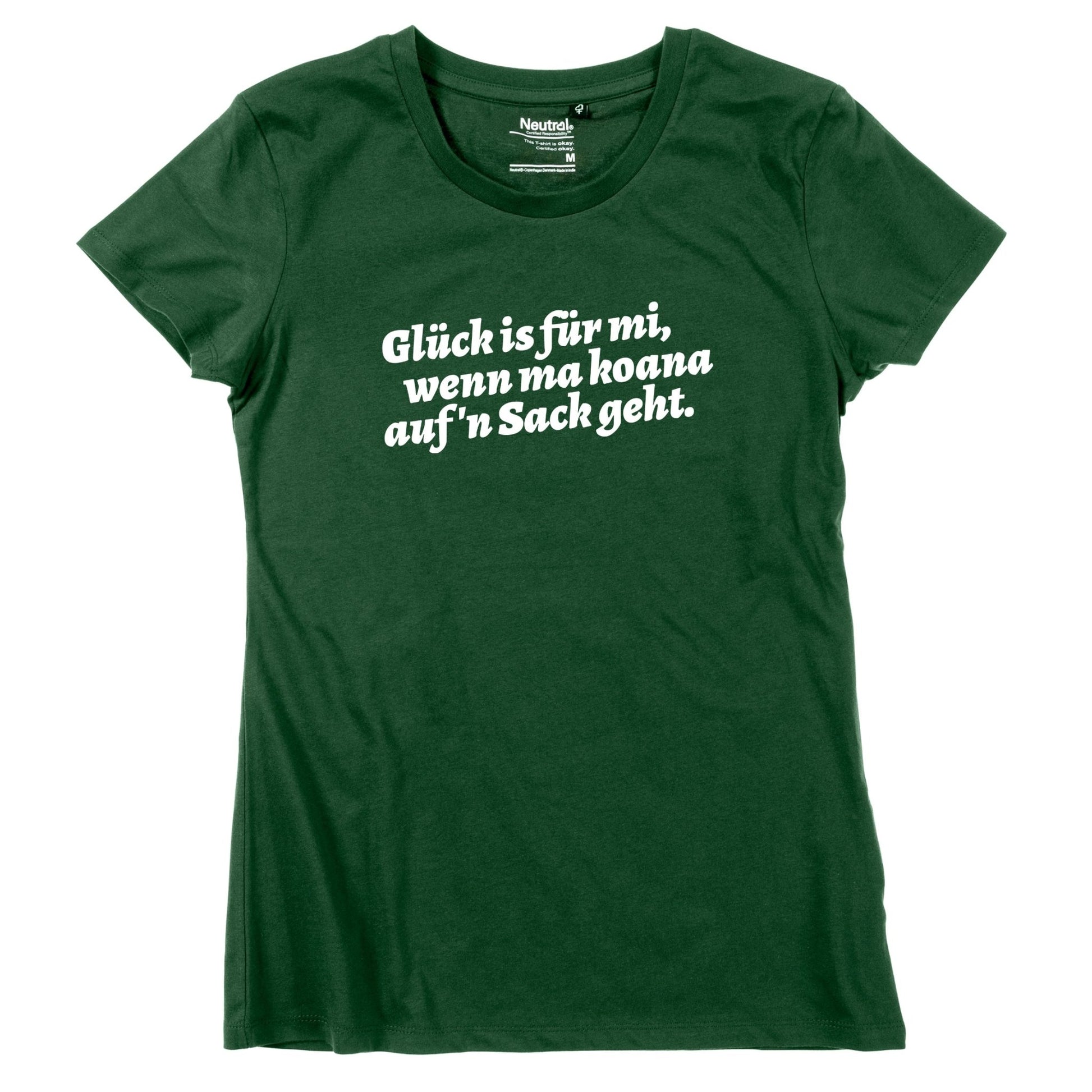 Damen - Shirt "Glück is für mi" - meinherzschlag.de