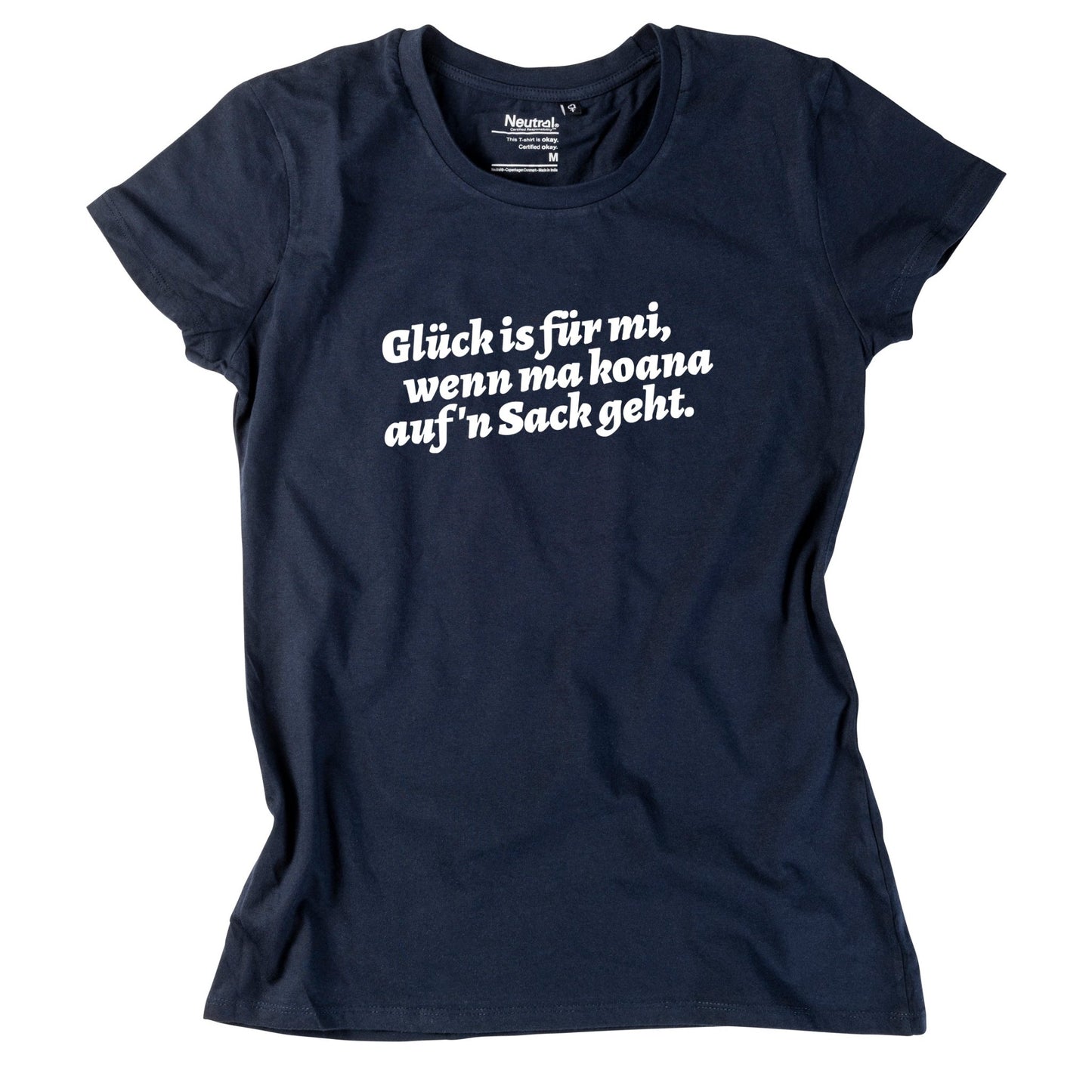 Damen - Shirt "Glück is für mi" - meinherzschlag.de