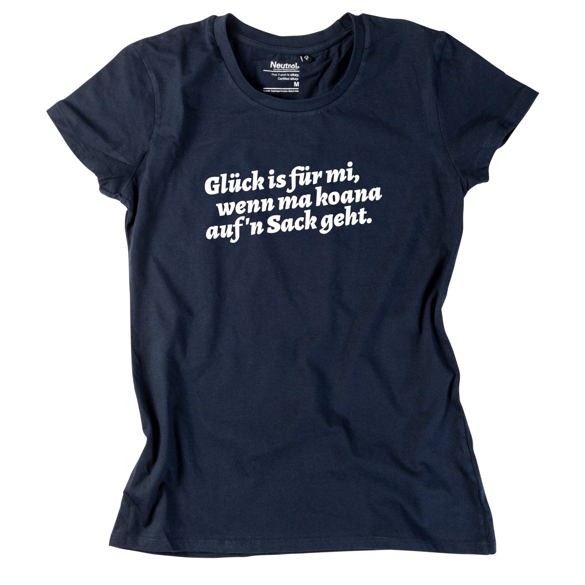 Damen - Shirt "Glück is für mi" - meinherzschlag.de