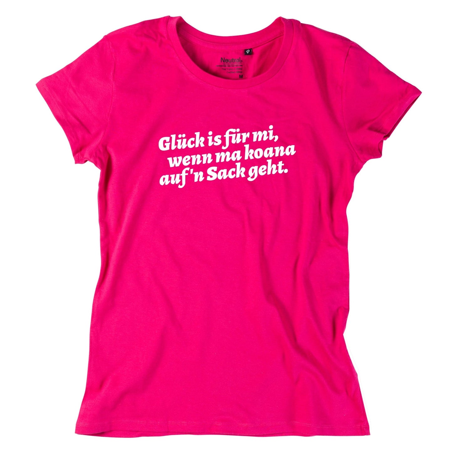 Damen - Shirt "Glück is für mi" - meinherzschlag.de