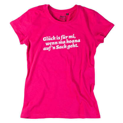 Damen - Shirt "Glück is für mi" - meinherzschlag.de