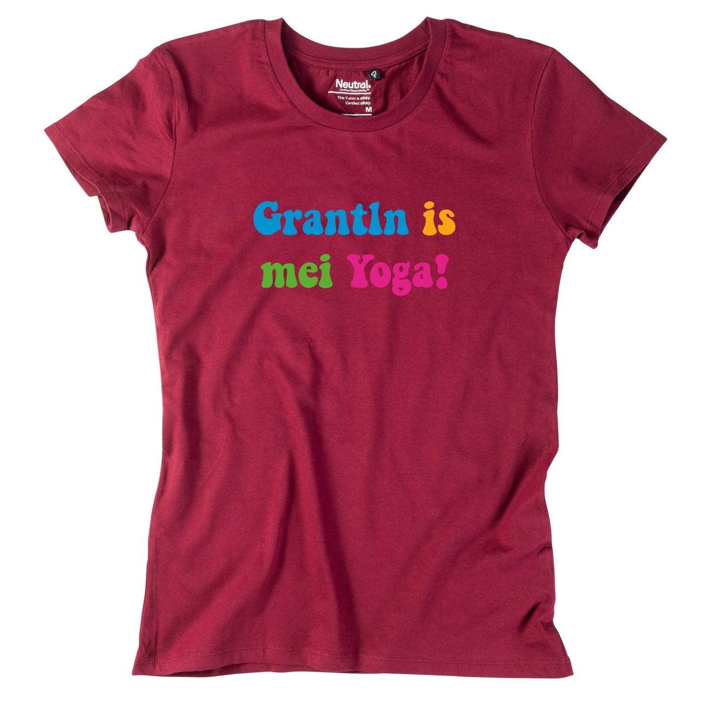 Damen - Shirt "Grantln is mei Yoga!" - meinherzschlag.de