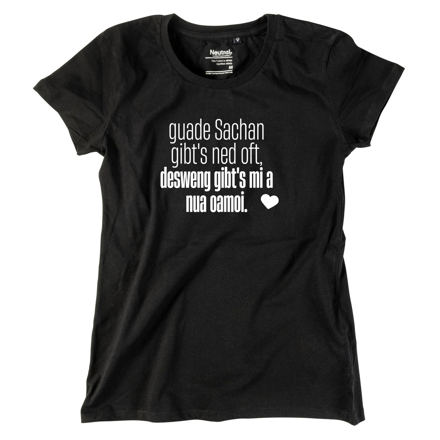 Damen - Shirt "Guade Sachan" - meinherzschlag.de