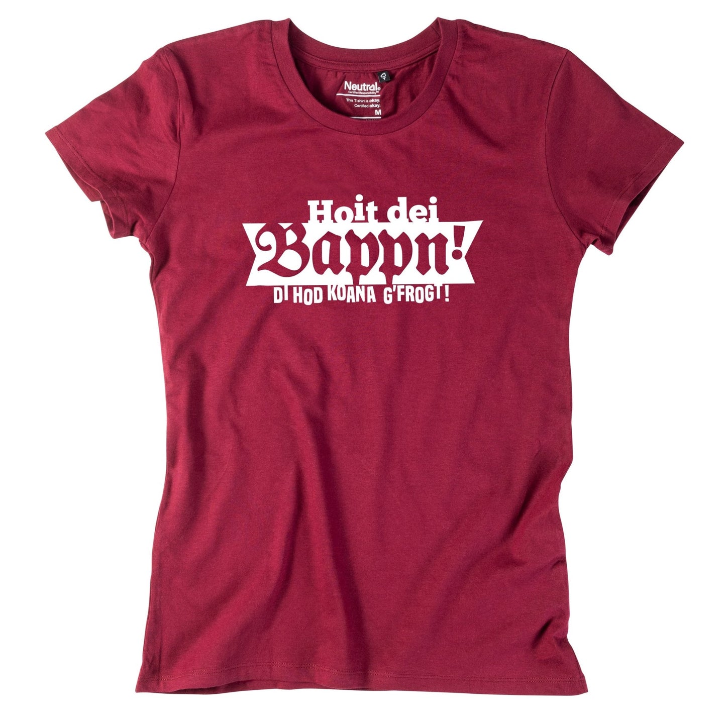 Damen - Shirt "Hoit dei Bappn!" - meinherzschlag.de