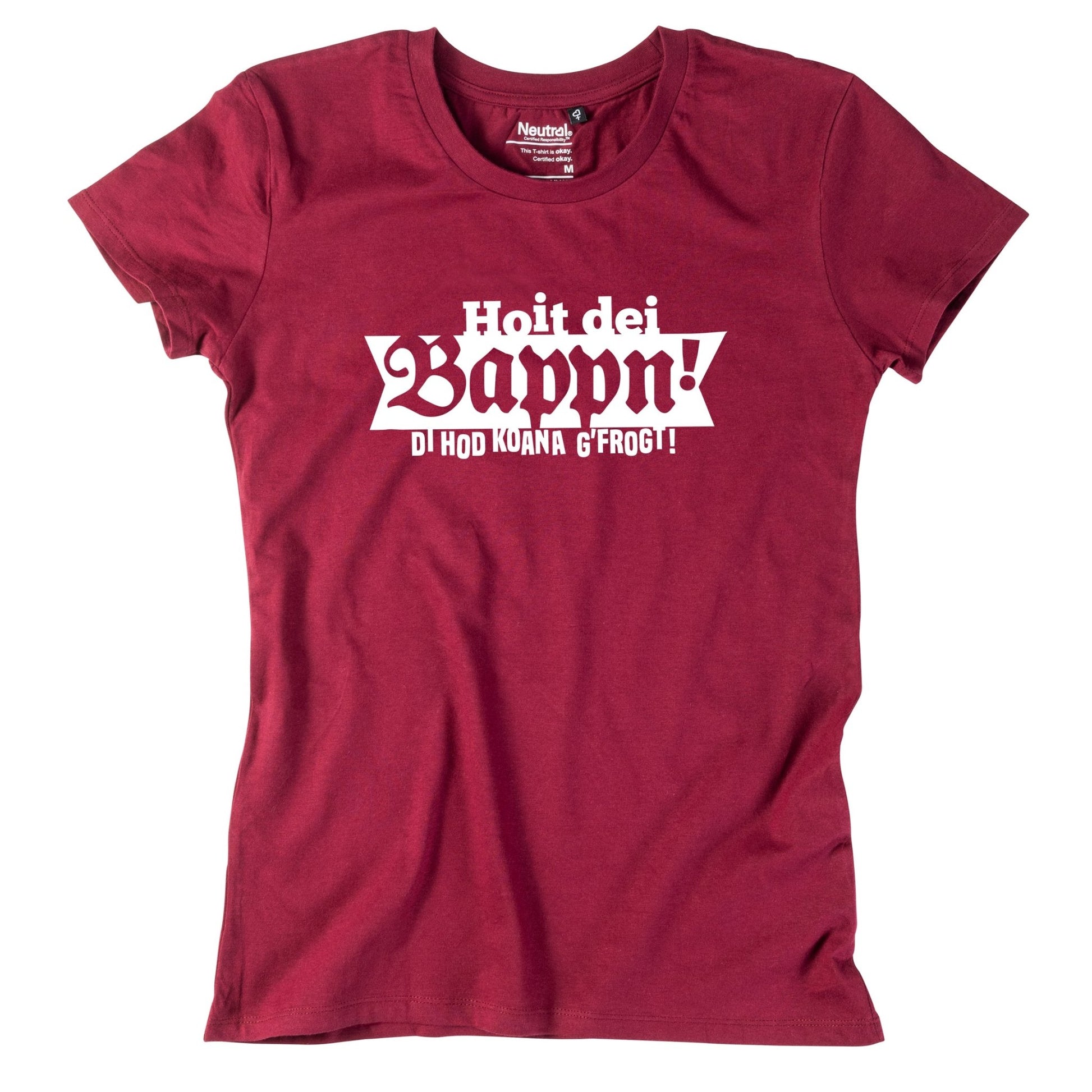 Damen - Shirt "Hoit dei Bappn!" - meinherzschlag.de