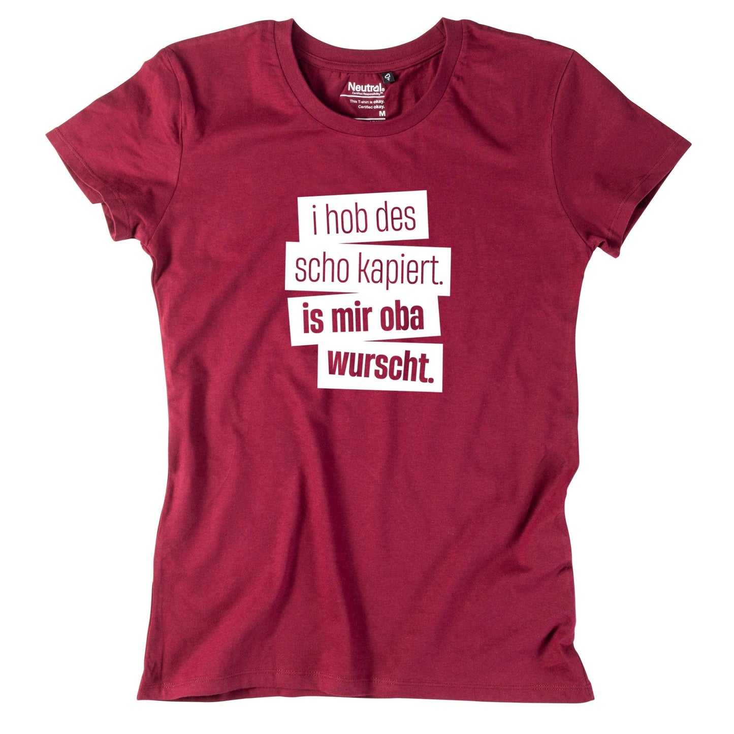 Damen - Shirt "I hob des scho kapiert" - meinherzschlag.de