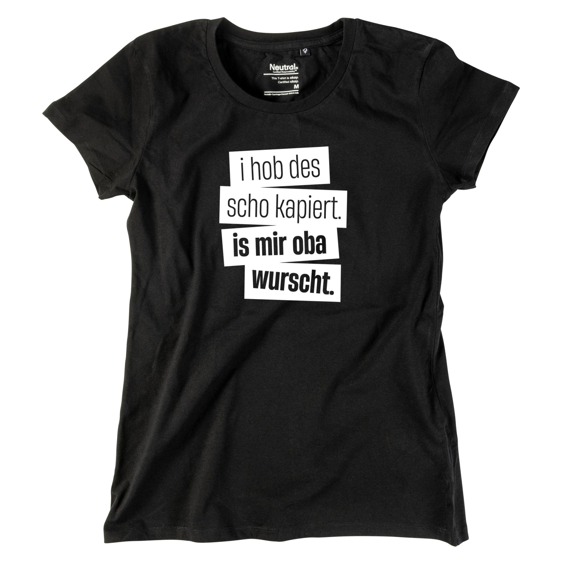 Damen - Shirt "I hob des scho kapiert" - meinherzschlag.de
