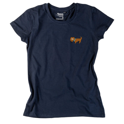 Damen - Shirt "Kloana Dackel" - meinherzschlag.de