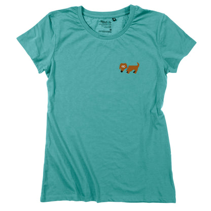 Damen - Shirt "Kloana Dackel" - meinherzschlag.de