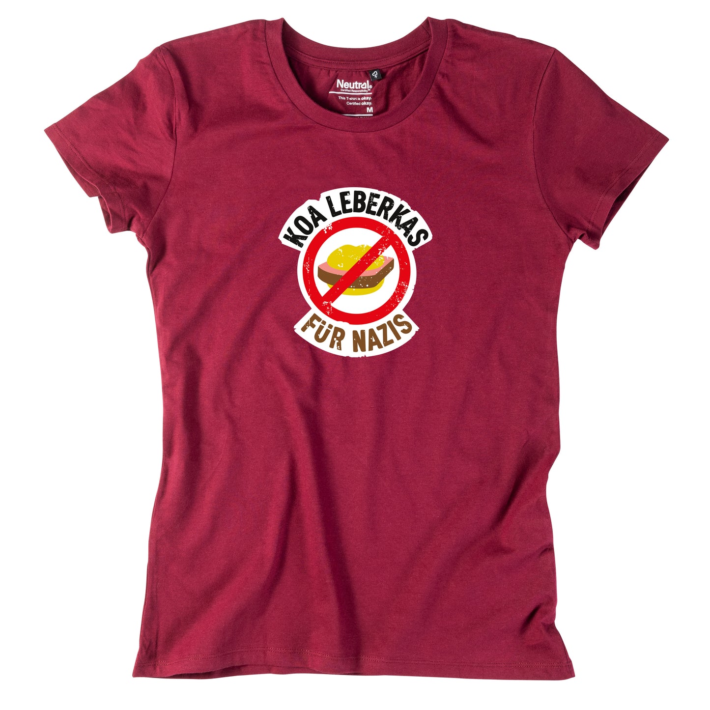 Damen-Shirt "Koa Leberkas für Nazis!"
