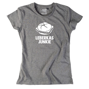 Damen - Shirt "Leberkasjunkie" - meinherzschlag.de