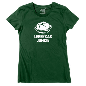 Damen - Shirt "Leberkasjunkie" - meinherzschlag.de