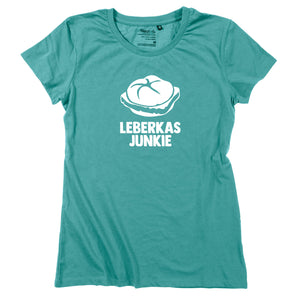 Damen - Shirt "Leberkasjunkie" - meinherzschlag.de