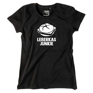 Damen - Shirt "Leberkasjunkie" - meinherzschlag.de