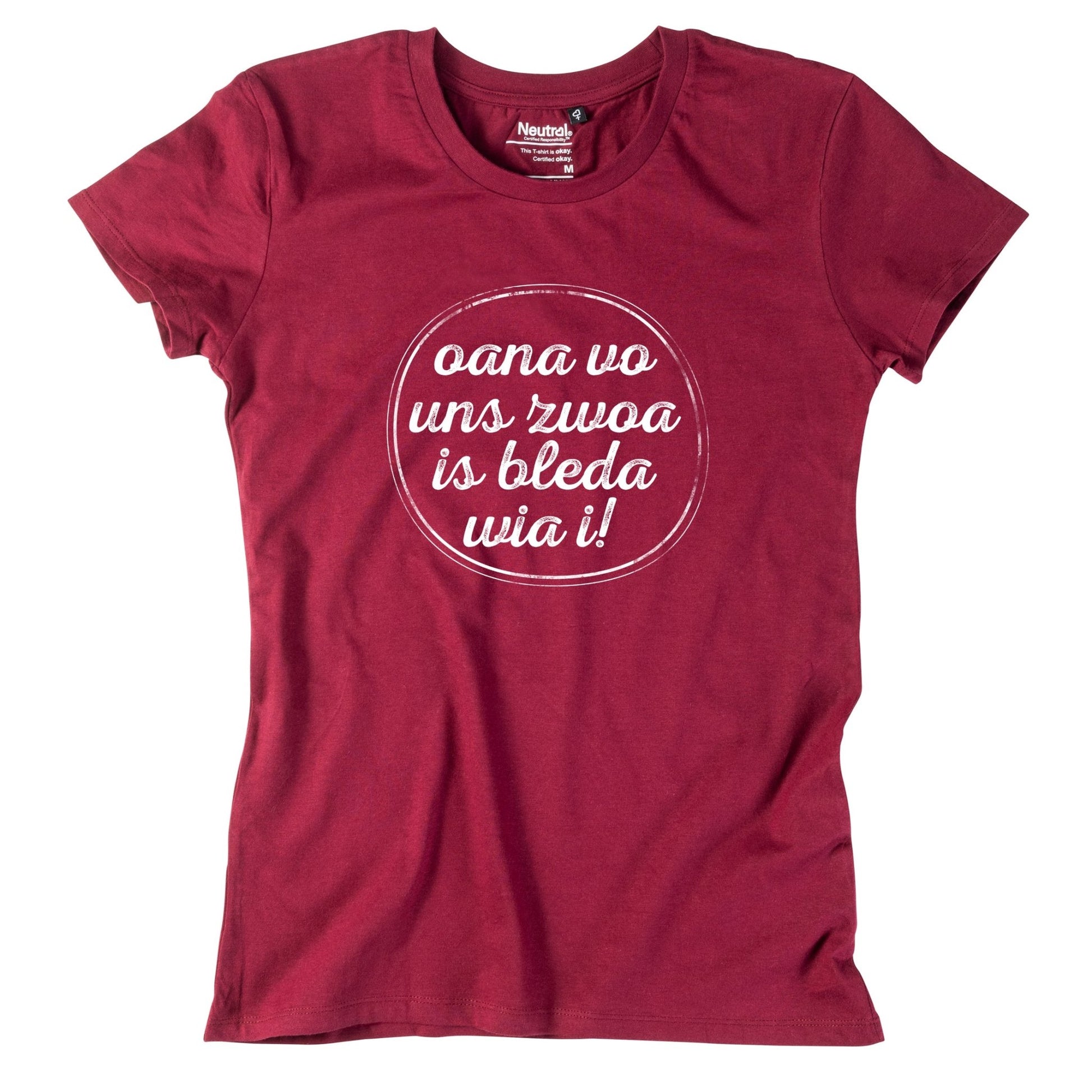 Damen - Shirt "Oana vo uns zwoa" - meinherzschlag.de