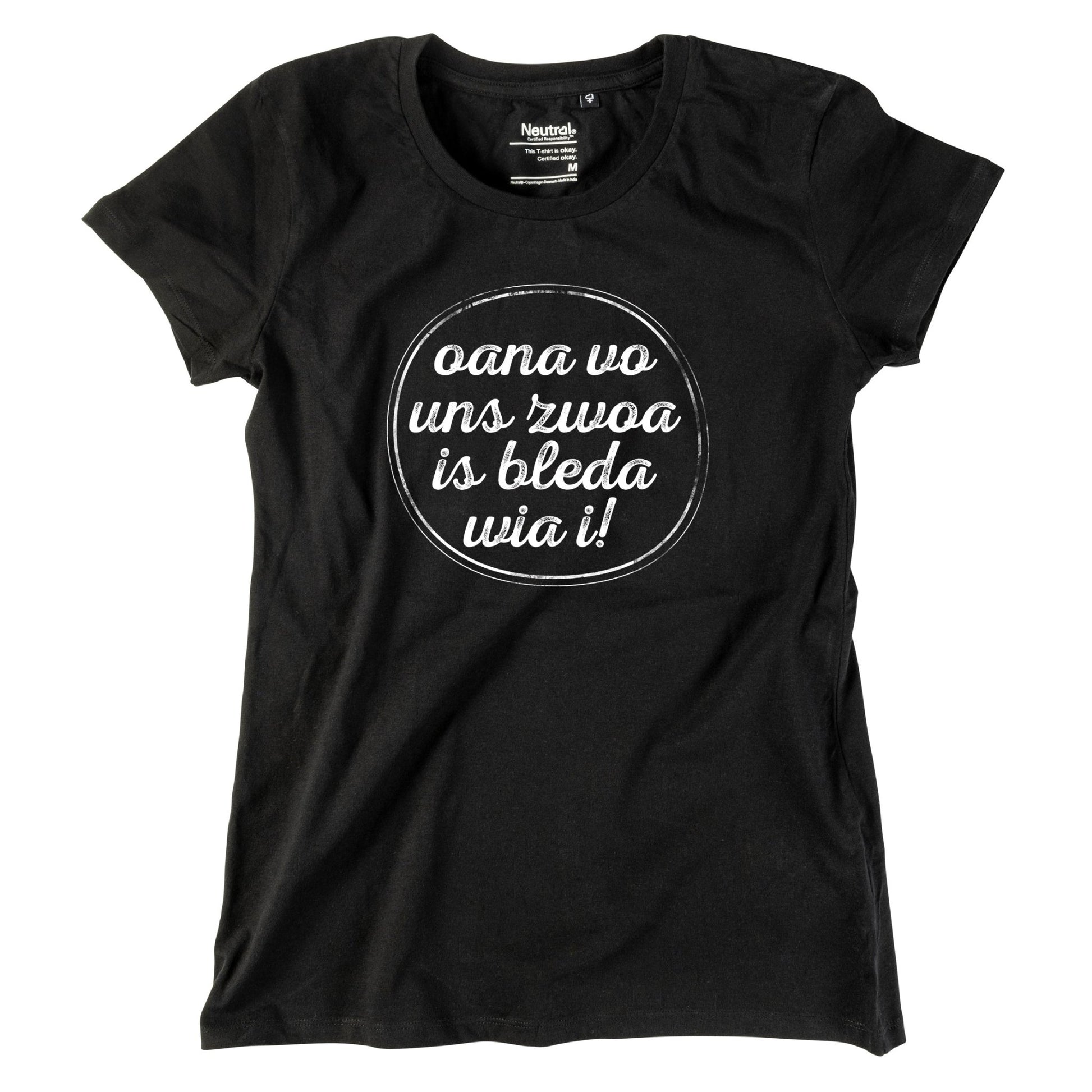 Damen - Shirt "Oana vo uns zwoa" - meinherzschlag.de