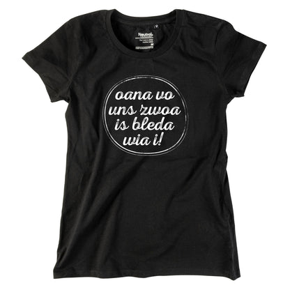 Damen - Shirt "Oana vo uns zwoa" - meinherzschlag.de